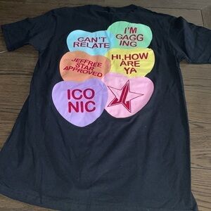 Jeffree star exclusive VDAY  hearts shirt